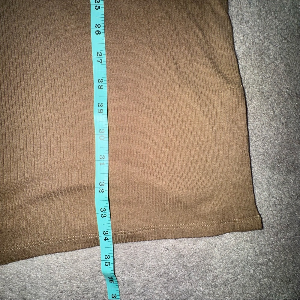 RVCA Lemmon mini dress in vintage green (brown/tan) M - Picture 12 of 12